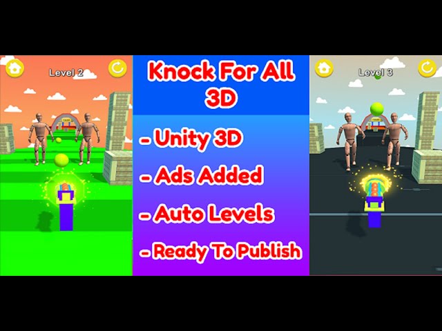 Knock'em All Top Trending Unity Game Source Code