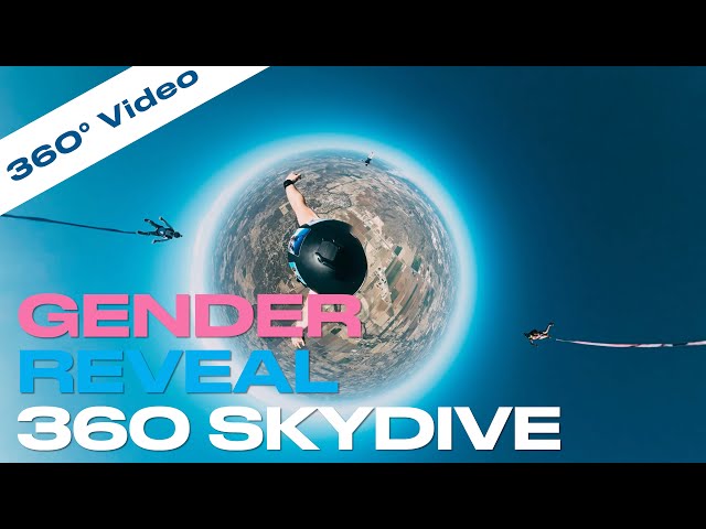 360° Gender Reveal Skydive Part 1