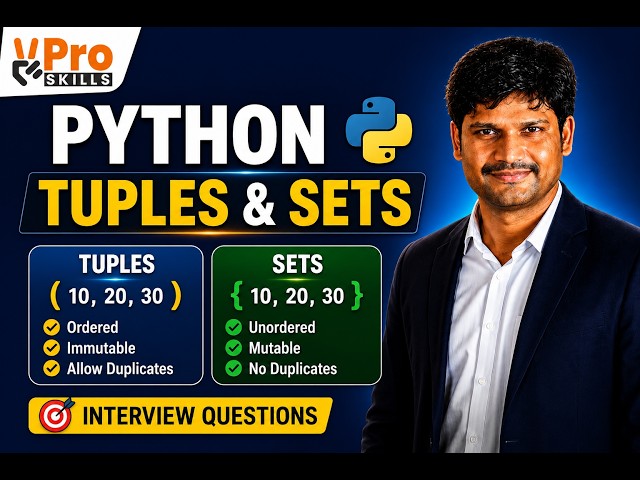 Python Tuples & Sets Tutorial | Ordered vs Unordered, Mutable vs Immutable Explained