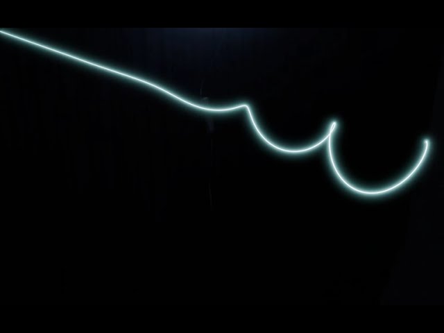 Wave Packet Evolution Animation Result in Blender