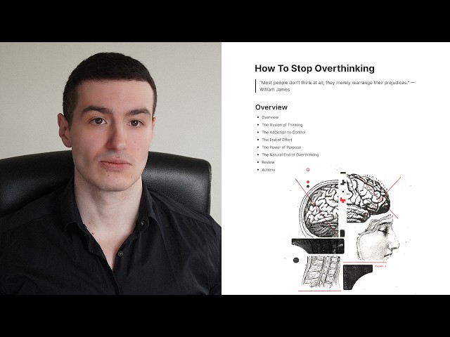 this is boring but you'll stop overthinking forever