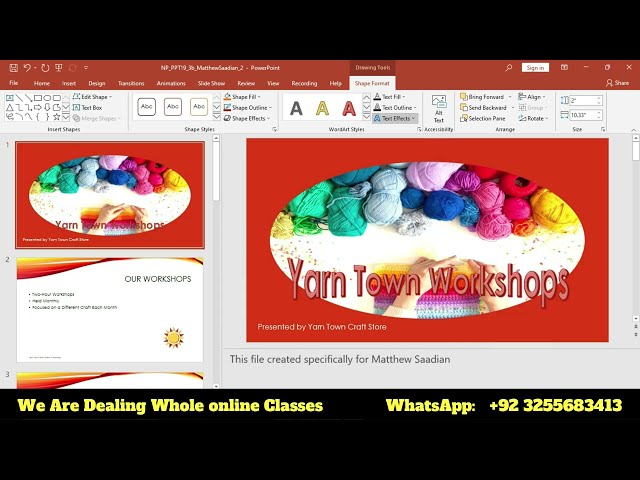 PowerPoint 365/2021 | Module 3: SAM Project 1b | Holistic Fitness | Module 3: SAM Project 1b