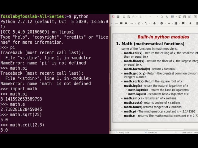 Modules in Python Programming with an Example and Demo explained in Tamil