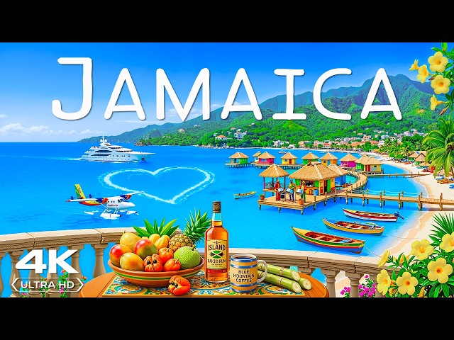 JAMAICA 4K Aerial 🇯🇲 🏝️ Negril Paradise, Golden Sunsets & Crystal Caribbean Waters