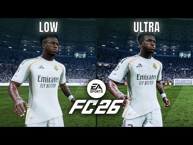 EA FC 26 | PC Low vs Ultra Settings | Graphics Comparison