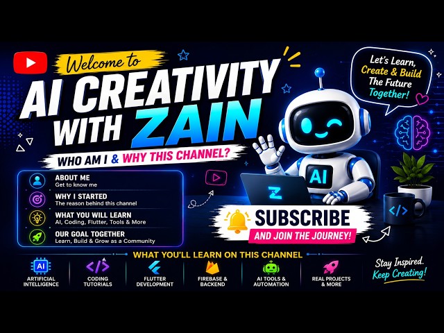 Welcome to AI Creativity with Zain | Who I Am & Why I Started This Channel