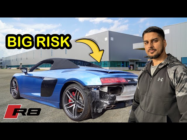 I BOUGHT A WRECKED AUDI R8 SPYDER NON RUNNER !