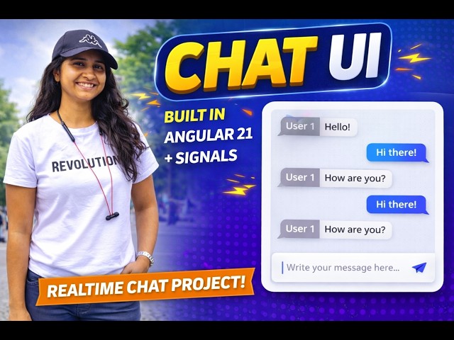 Chat UI | Signal Based Mini Projects in Angular 21 & TailwindCSS
