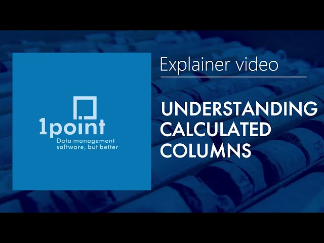 1point Explainer - Understanding calculated columns