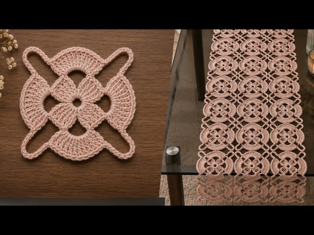 ✨Beautiful Crochet Motif & Easy Joining Tutorial | super easy 🧶 Step by Step