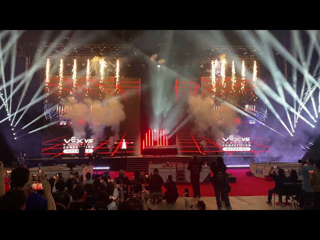 V5RC Override Game Unveil at #vexworlds [4k] 