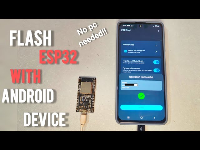 FLASH ESP32 WITH ANDROID DEVICE|EASY | NO PC NEEDED | DIY MALAYALAM | ESP32 C3 | ESP32 S3 | ESP8266