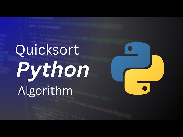Quicksort | Python Algorithm