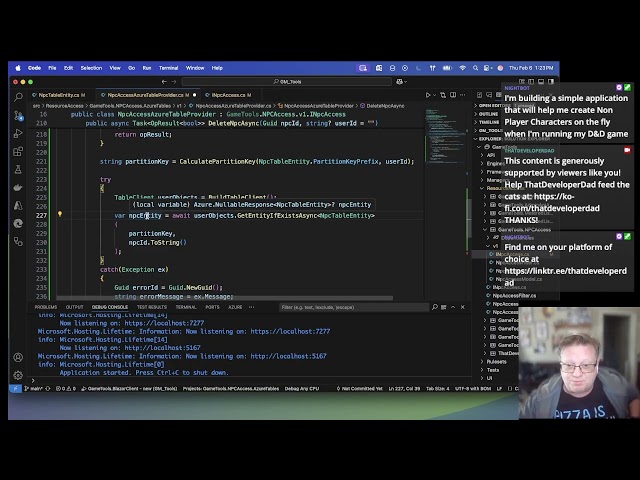 Extending The DM's Familiar:  Time to add NPC Management features.