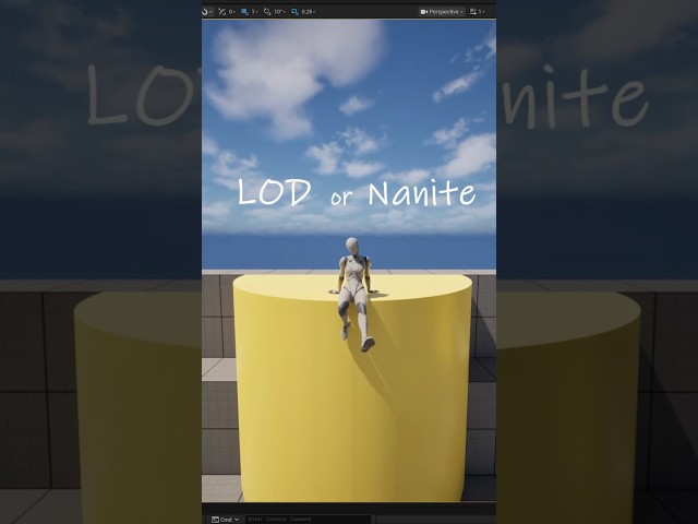 UE5 Tutorial for Beginners – LOD or Nanite