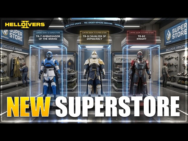 Helldivers 2 New Pre Order Armor Super Store Update