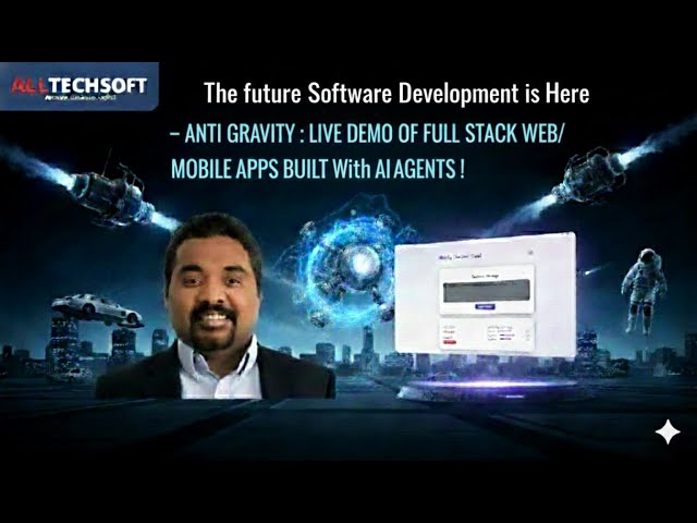 Antigravity Live Demo: Combined : Full Stack App Development with Google AI Agent IDE (Parts1, 2, 3)