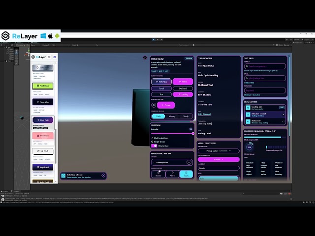 ReLayer - React UI Framework for Unity