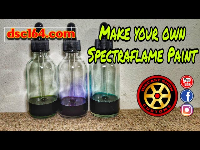 How To Make your Own Spectraflame Paint