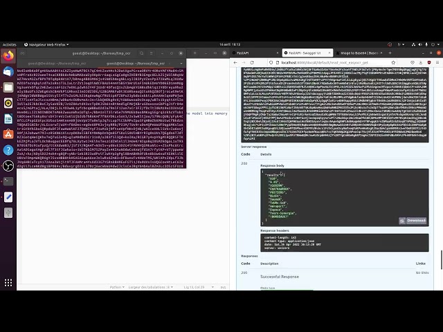 MLops example with fastAPI for an easyOCR project