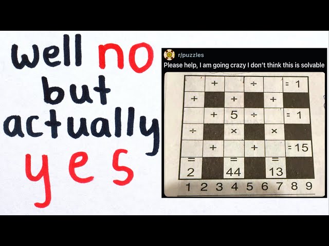 wait, is this math puzzle even possible?