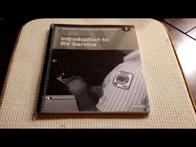 My RV Level One Certified Technician training manuals.
