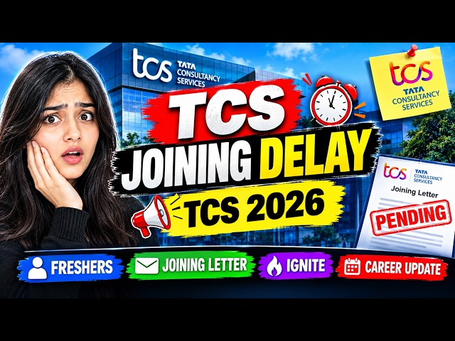😱TCS Joining Delay | TCS 2026 | Freshers | Joining Letter | Ignite | Career Update