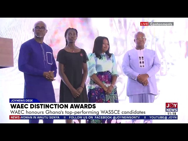WAEC Distinction Award: WAEC honours Ghana's top performing WASSCE candidates