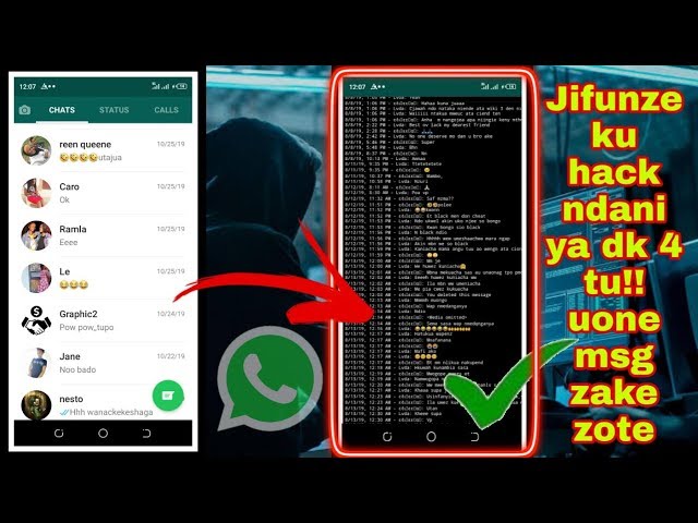 Hack WhatsApp :njia rahisi kuliko zote utaweza kupata msg zote/ tazama hapa