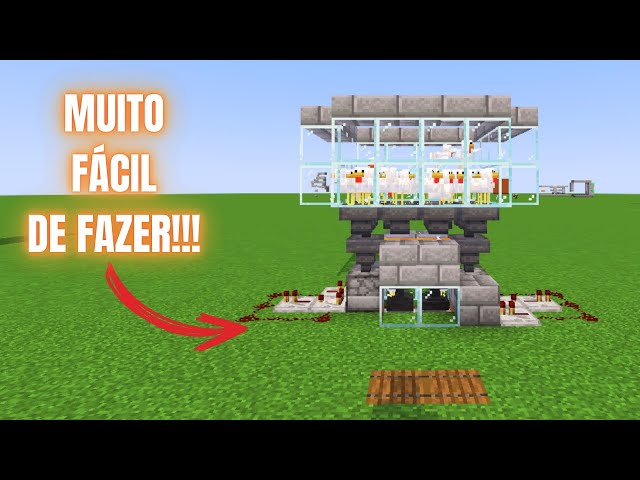 Criei a Farm de Galinha mais FÁCIL do minecraft!!! (MINECRAFT JAVA 1.21.11)