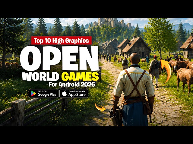 Top 10 NEW Open World Games for Android & iOS 2026 | Realistic Open World Games for Android - Part 4