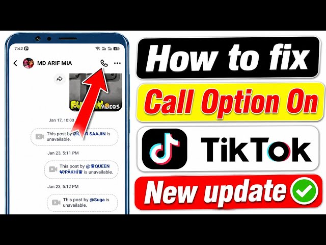 How To fix Call Option On TikTok 2026 | TikTok Call Option Not Showing Fix | New Update