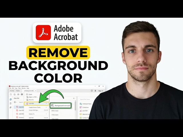 How to Remove Background Color in Adobe Acrobat 2026 (Beginner Guide)