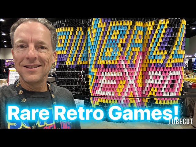 TONS of Rare Retro Console Games @ Pinball Expo 2024 - Walkthrough Tour