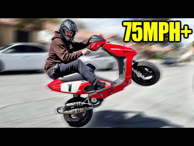 I Doubled the Power of my Scooter! Phantom F12 70cc