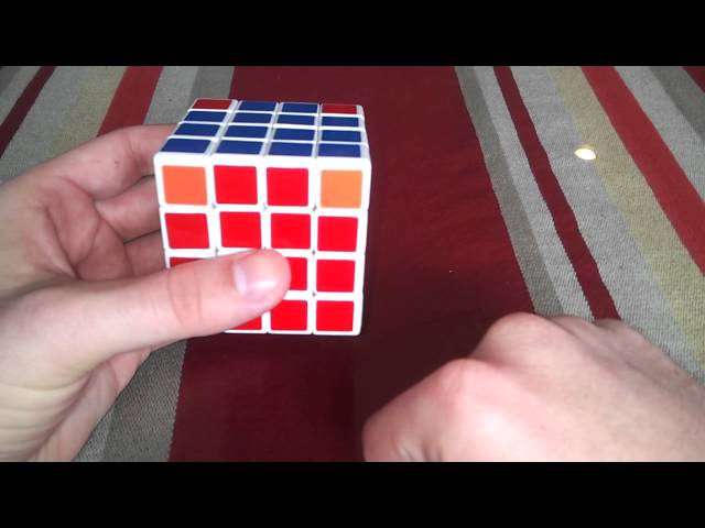 Rubik's cube 4x4 corner parity without complicated algorithms