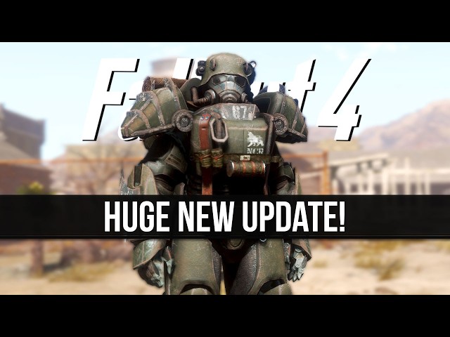 ITS FINALLY HERE! - Fallout 4 Just Got a 1.3GB New Update