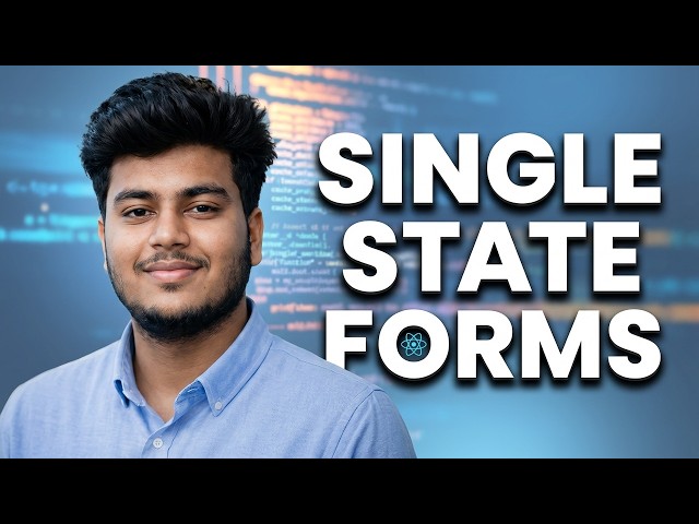 Multiple Input Form with Single State Object | Professional React Form Handling in Hindi