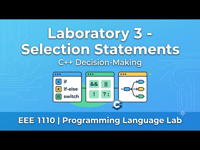 03 Selection statements