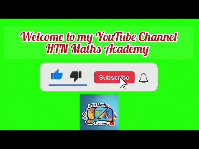 Welcome to HTN Maths Academy | Introductory Video | Learn Maths Easily | @htnmathsacademe