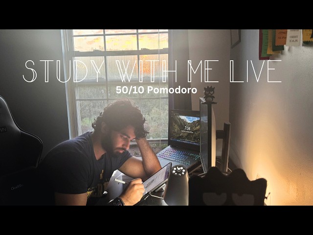 7 Hour Study With Me LIVE | Medical Student - USMLE SHELF Exams | 50/10/70 Pomodoro (09/21/2026)