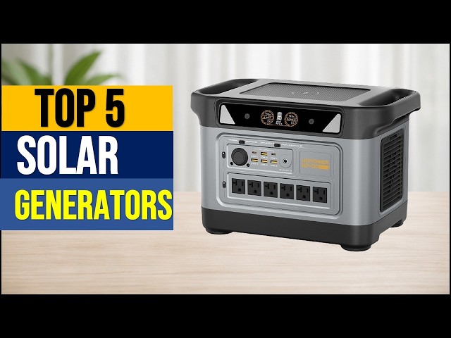 Top 5 BEST Solar Generators in 2026 ⚡ | Best Portable Power Stations for Home & Camping