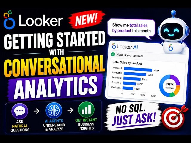 Getting Started with Looker Conversational Analytics | Beginner's Complete Tutorial (2026)