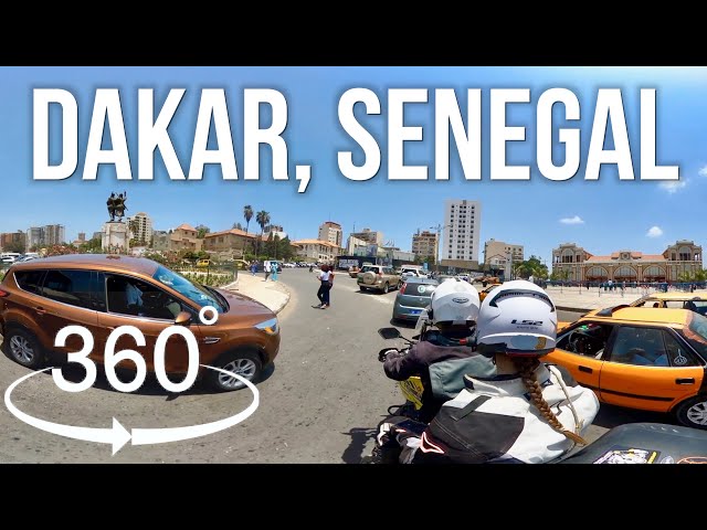 Dakar 360° | Motorcycle Ride in the City Centre! 🇸🇳 Senegal