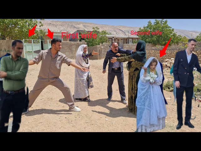 The husband and first wife's action against the attacks of the second wife.