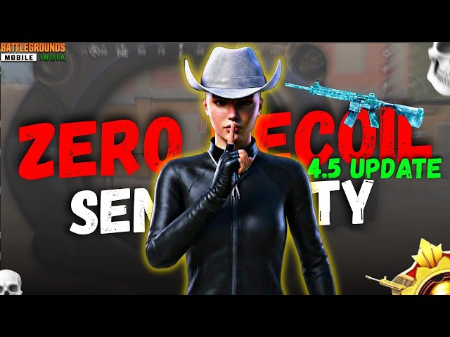 New Update 4.5 ✅ | 3X Sensitivity Full Setup 🔥 | No Recoil Gyro BGMI | BGMI Sensitivity Settings
