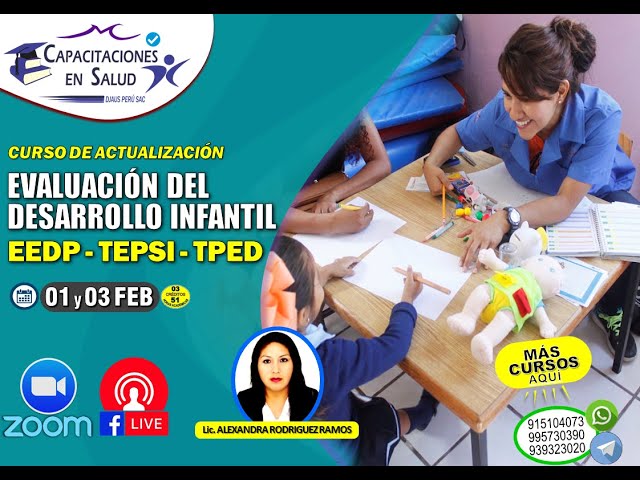 EVALUACION DEL DESARROLLO INFANTIL EEDP TEPSI TPED (1/2)
