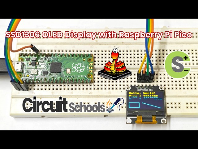 Interfacing SSD1306 OLED Display with Raspberry Pi Pico MicroPython