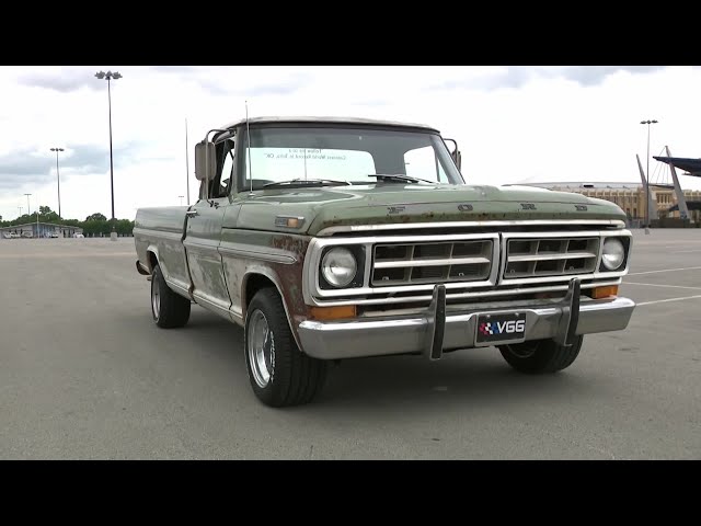 COULD BE YOURS: Derek Bieri restores 1971 Ford F-100 for Capital Cruise