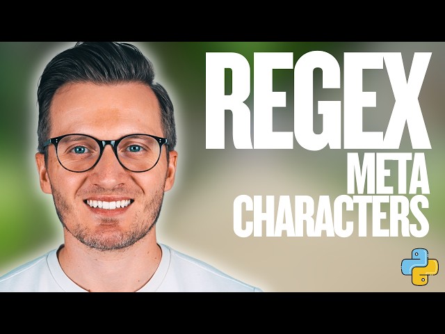 Python Day 179: Regular Expressions Meta Characters (Part 1)